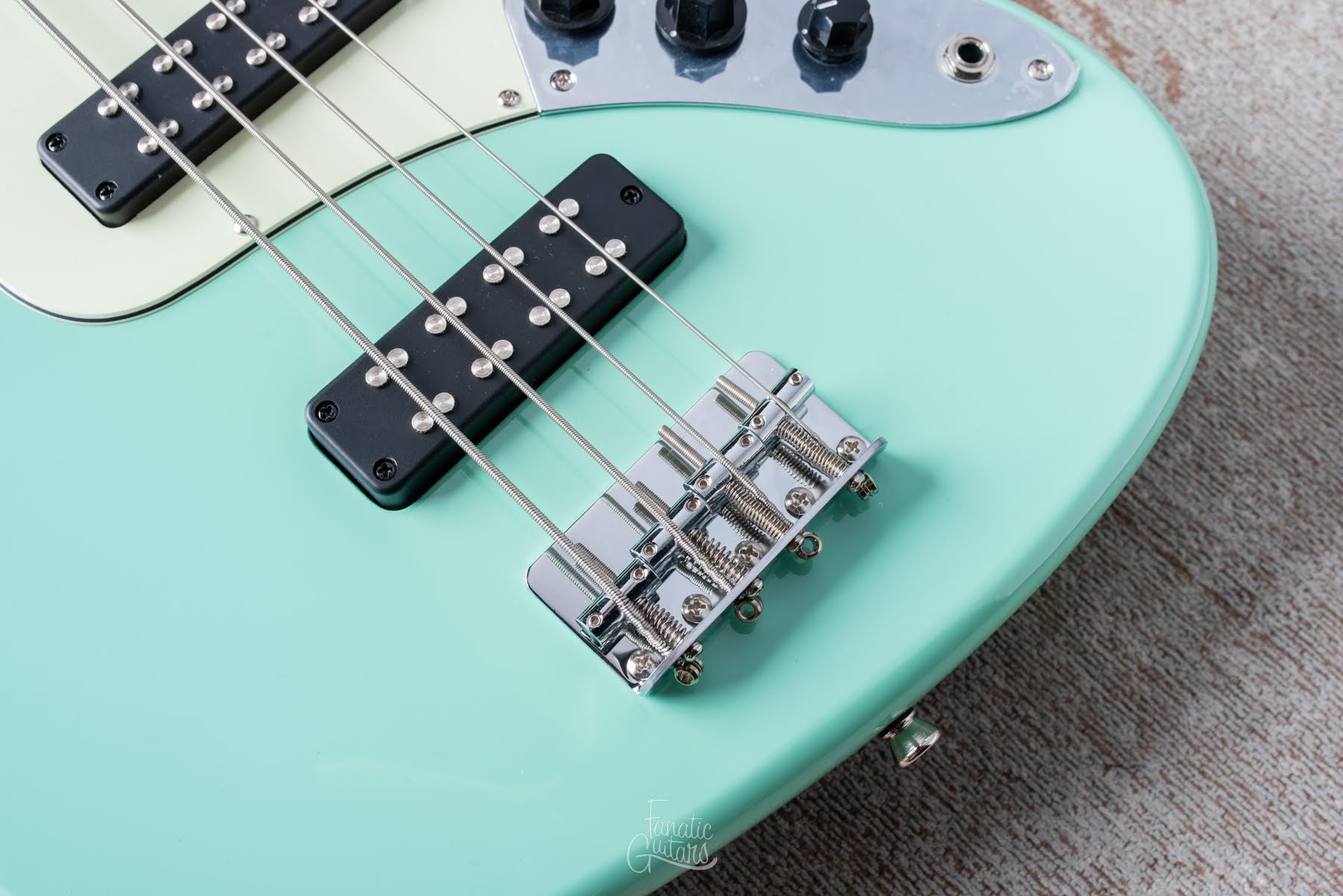 Bacchus Universe Series Jazz Bass H-H Roasted - Sea Foam Green
