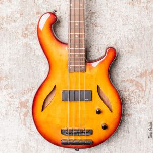 Dean Rhapsody Semi-Hollow Bass Honey Burst #E030893 B-Stock