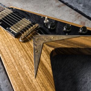 Echopark Striped Korina Flying V Albert '58 Custom Aged