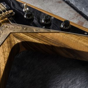 Echopark Striped Korina Flying V Albert '58 Custom Aged