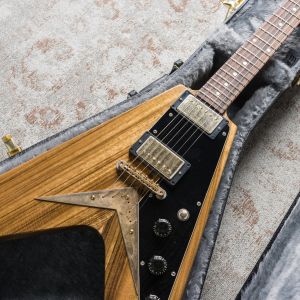 Echopark Striped Korina Flying V Albert '58 Custom Aged