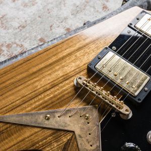 Echopark Striped Korina Flying V Albert '58 Custom Aged