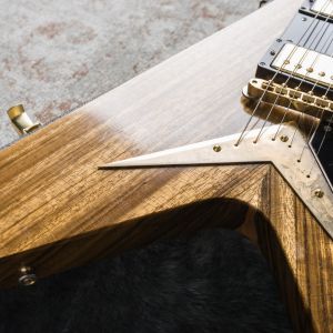 Echopark Striped Korina Flying V Albert '58 Custom Aged