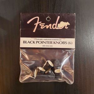 Fender Black Pointer Knobs