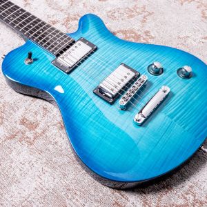 Framus D-Series Panthera Supreme - Ocean Blue Burst Transparent