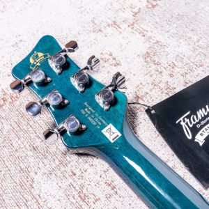 Framus D-Series Panthera Supreme - Ocean Blue Burst Transparent