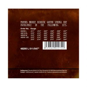 Framus Phosphor Bronze 48200 11-47 Acoustic Strings