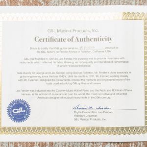 G&L Legacy HSS RMC Camo Burst Custom Shop