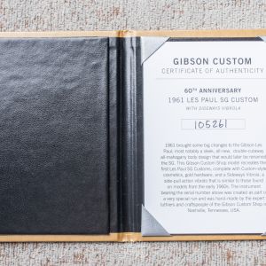 Gibson 60th Anniversary 1961 SG Les Paul  Custom VOS