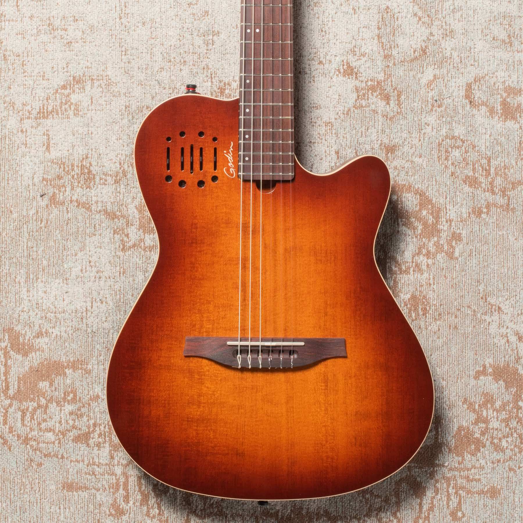 Godin Multiac Nylon Encore Burnt Umber Fanatic Guitars