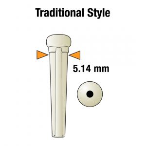 Graph Tech Tusq Pack 6 Pivotes Puente 2mm Blanco/Abalone