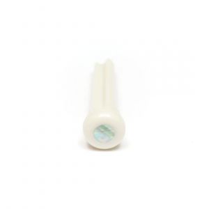 Graph Tech Tusq Presentation Bridge Pins White 4mm Paua Dot