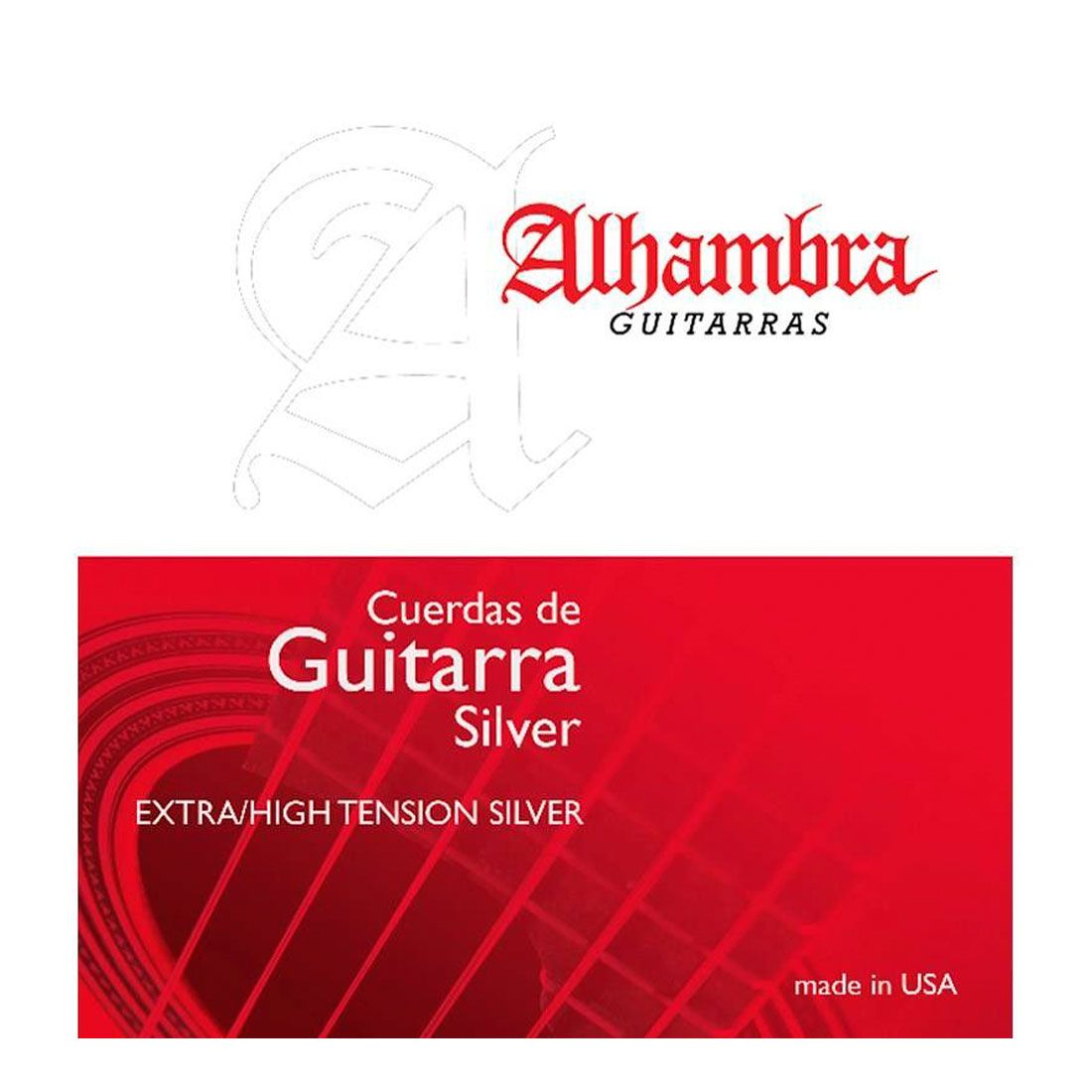 Alhambra Silver Extra Hard Tension Silver Classical and Flamenco Guitar