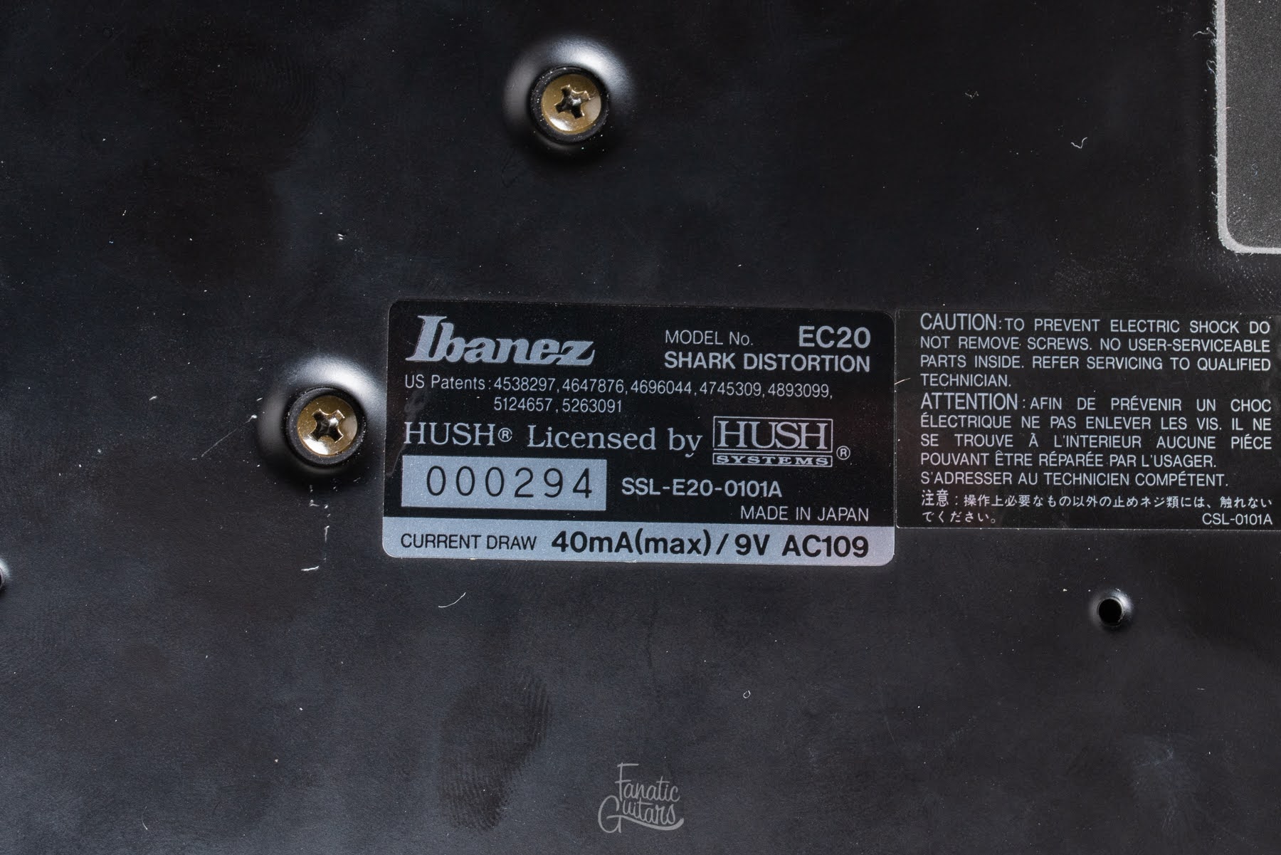 Ibanez EC20 Shark Distortion Second Hand