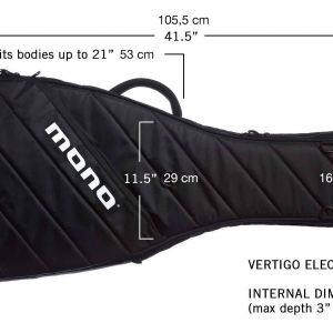 MONO Vertigo Funda Guitarra Eléctrica (Negro)