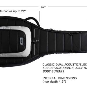 MONO M80 Dual Funda Acústica y Eléctrica Negro