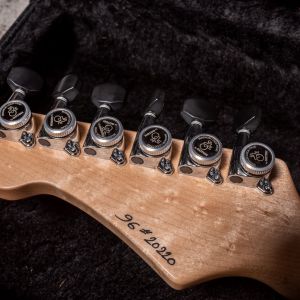 Patrick James Eggle 96 Drop Top Double Top, Green Burst