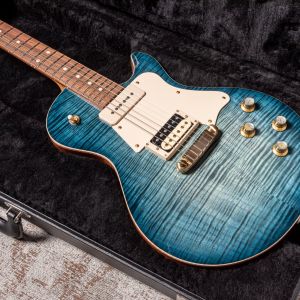 Patrick James Eggle Macon Special - Island Blue Burst - Aged Gold