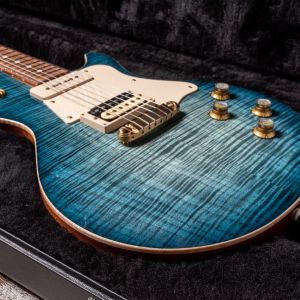 Patrick James Eggle Macon Special - Island Blue Burst - Aged Gold