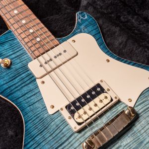 Patrick James Eggle Macon Special - Island Blue Burst - Aged Gold