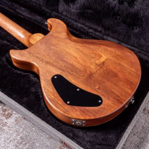 Patrick Eggle Macon Double Cut P90 Natural Centre, Walnut Burst
