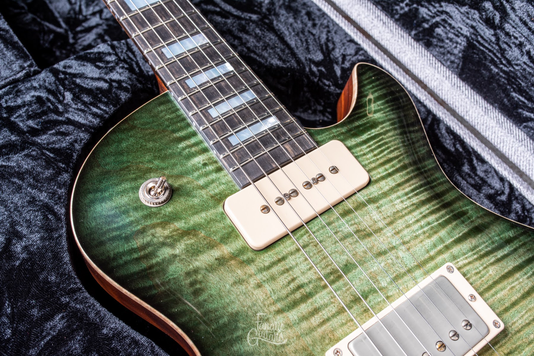 Patrick James Eggle Macon SCH/P90 Emerald Green Burst