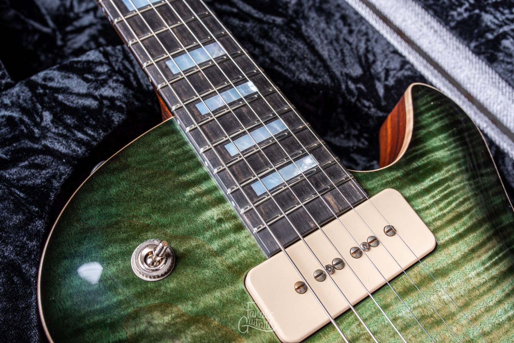 Patrick James Eggle Macon SCH/P90 Emerald Green Burst