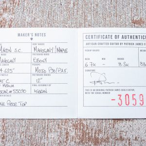 Patrick James Eggle Macon SCH/P90 Emeral Green Burst