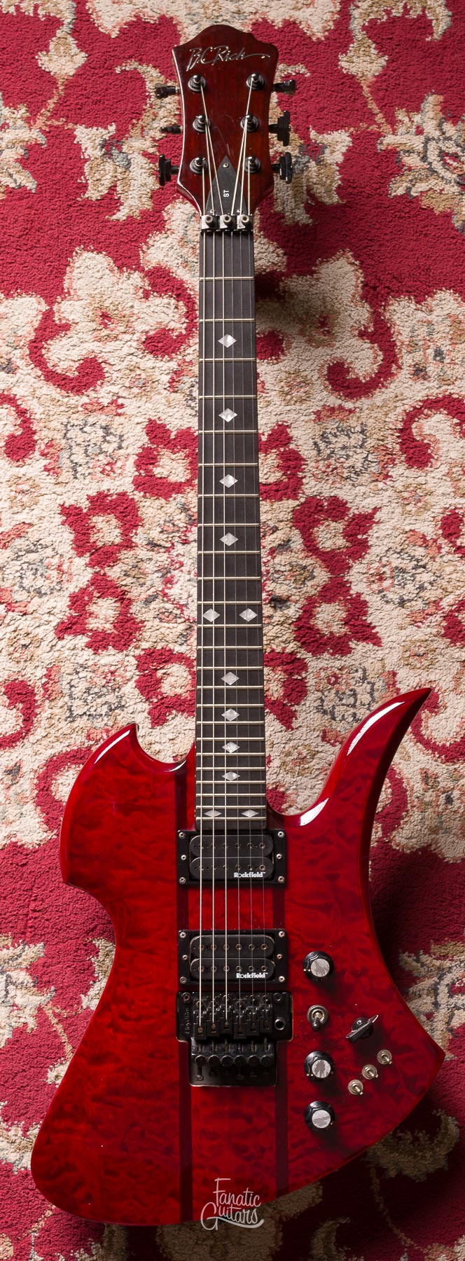 BC Rich Mockingbird ST - Transparent Red #E08083256 Segunda Mano