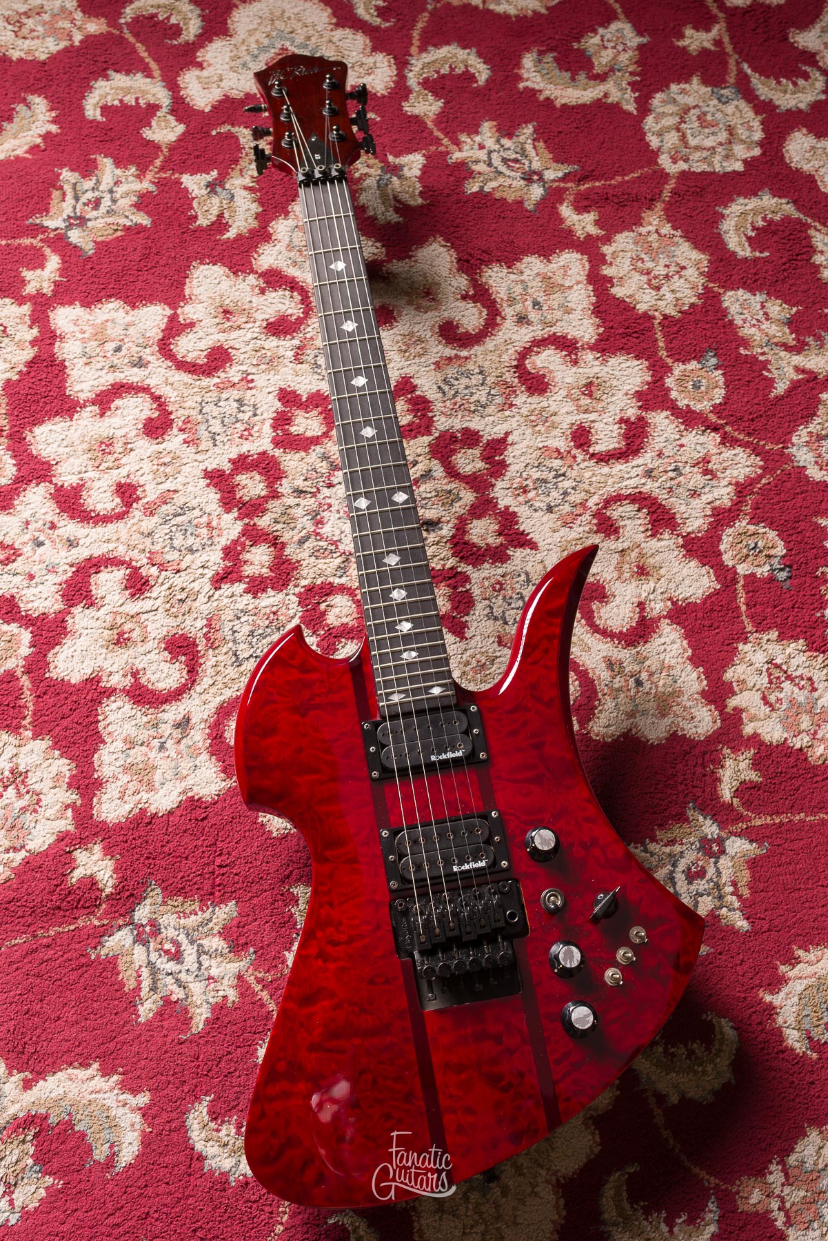 BC Rich Mockingbird ST - Transparent Red #E08083256 Segunda Mano