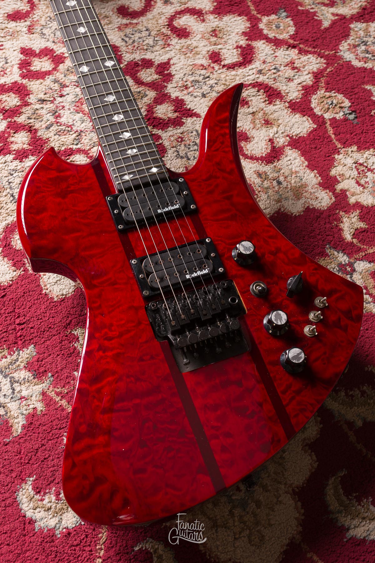 BC Rich Mockingbird ST - Transparent Red #E08083256 Segunda Mano