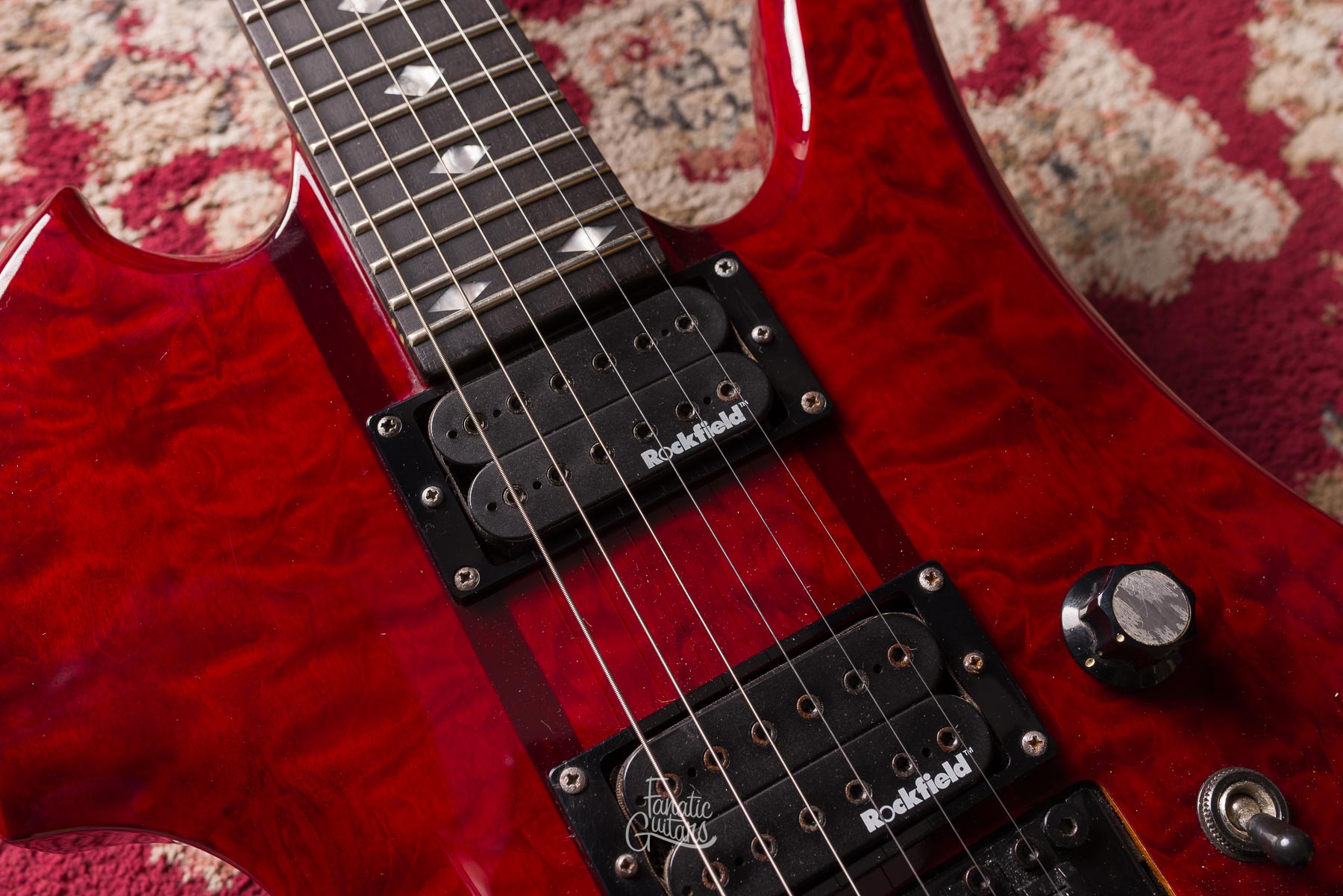 BC Rich Mockingbird ST - Transparent Red #E08083256 Segunda Mano