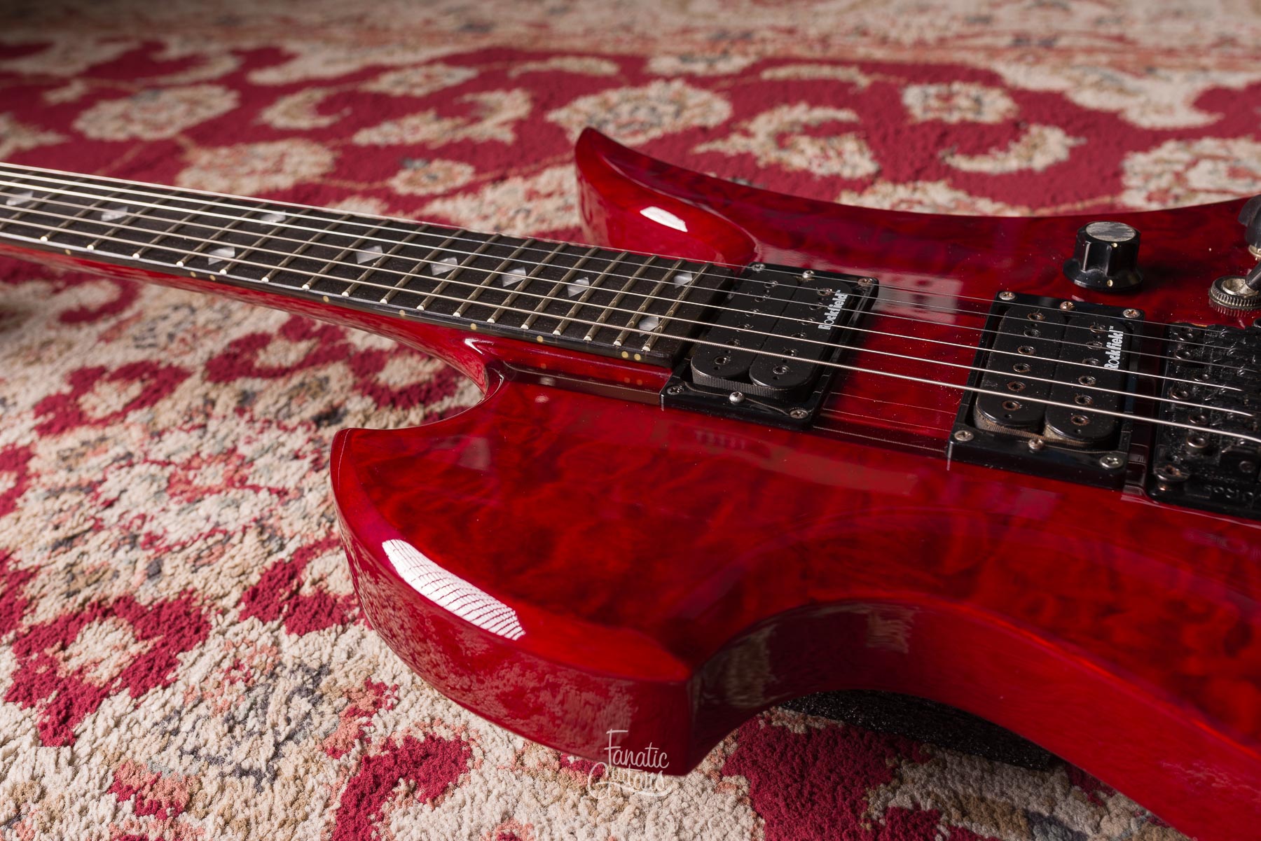 BC Rich Mockingbird ST - Transparent Red #E08083256 Segunda Mano