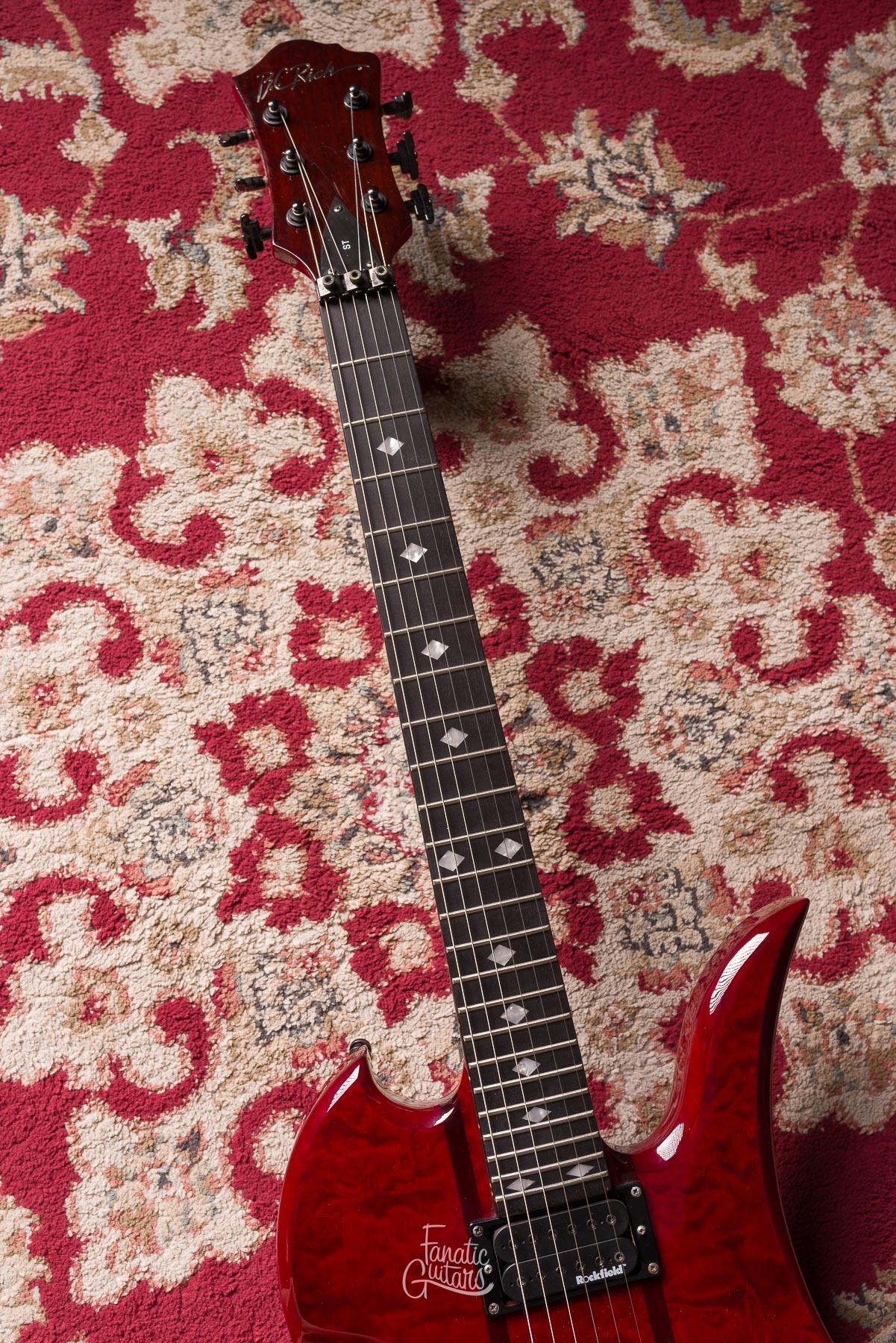 BC Rich Mockingbird ST - Transparent Red #E08083256 Segunda Mano