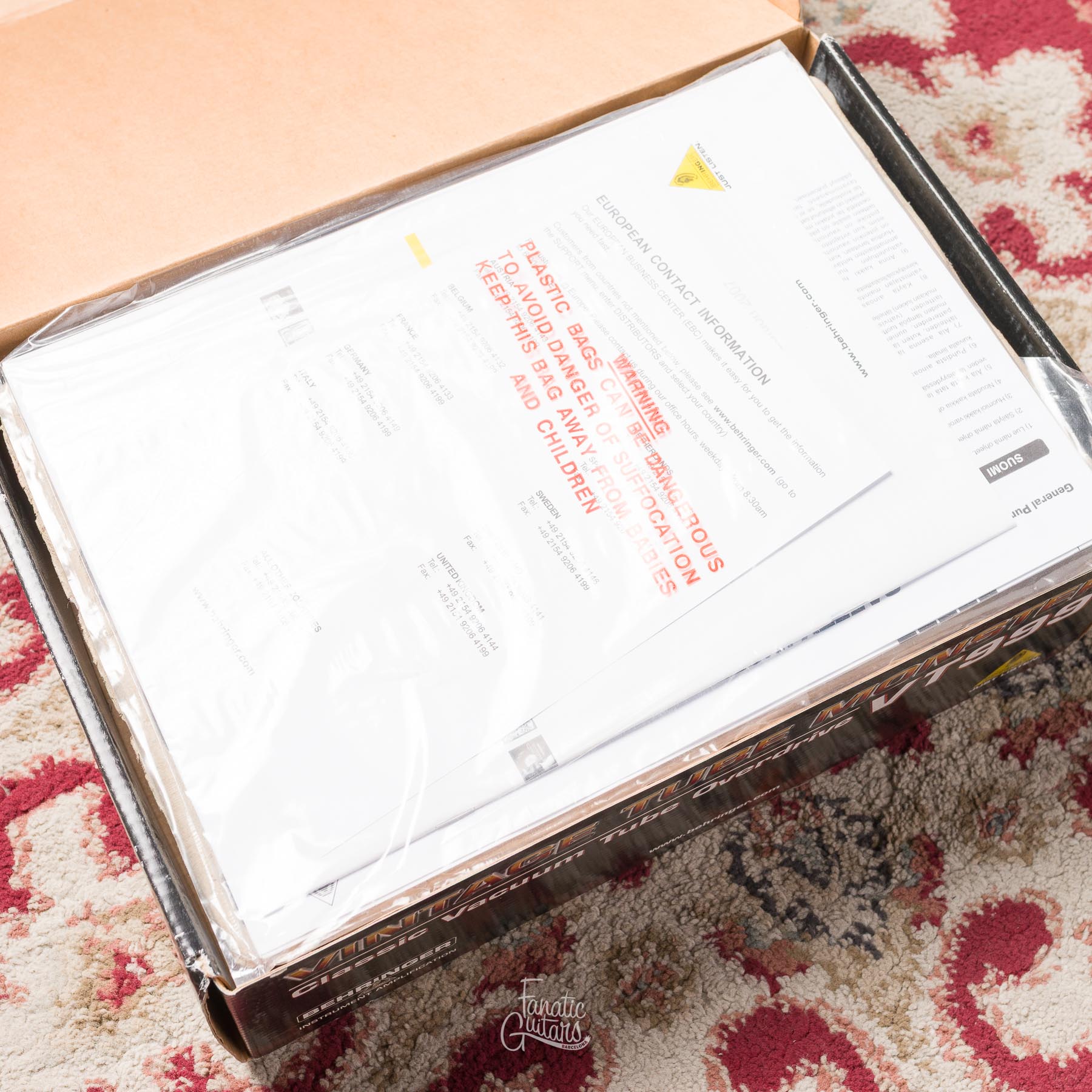 Behringer Vintage Tube Monster VT999 #S0701402519 Segunda Mano