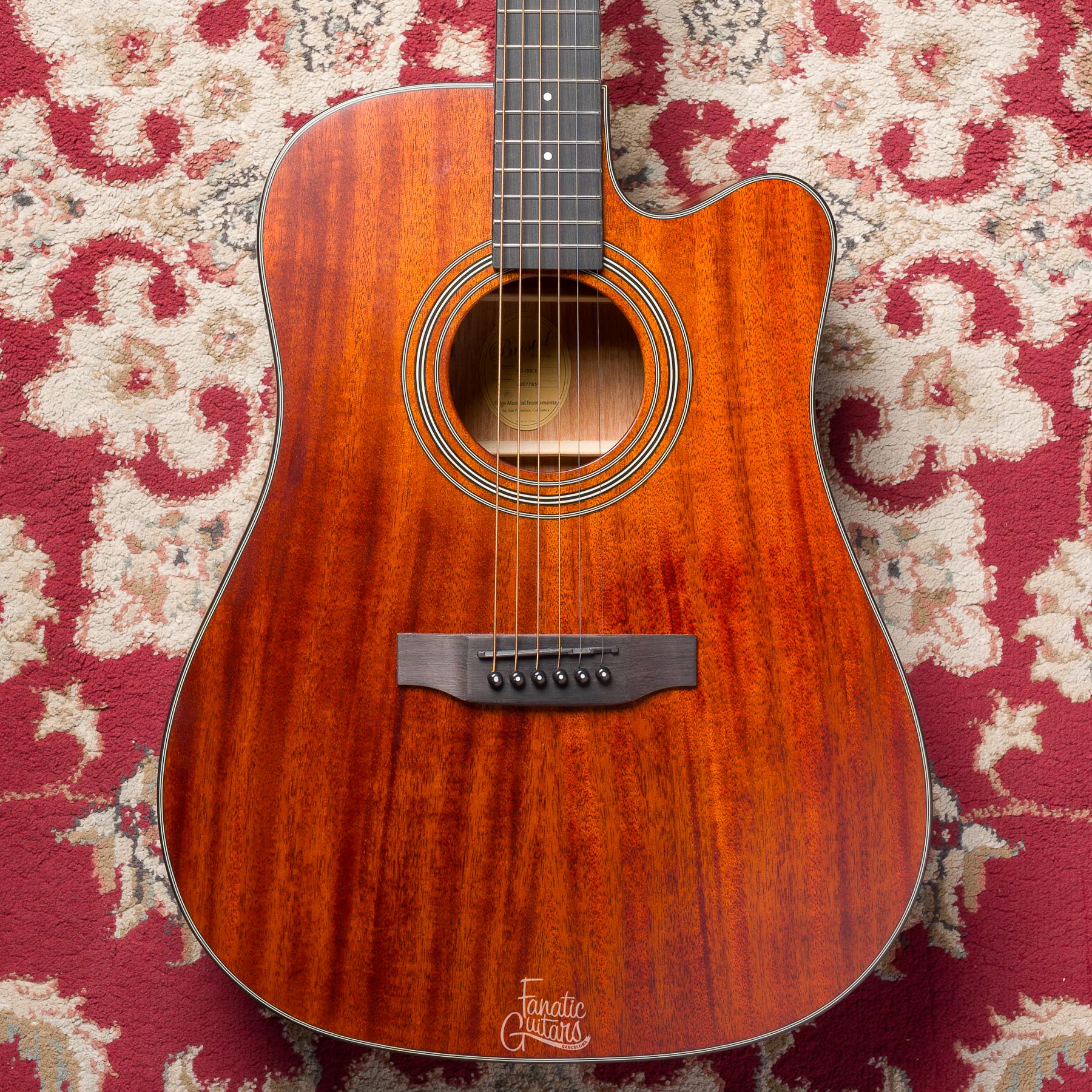 Bristol BD-15SCE Electroacoustic #22077651 Second Hand