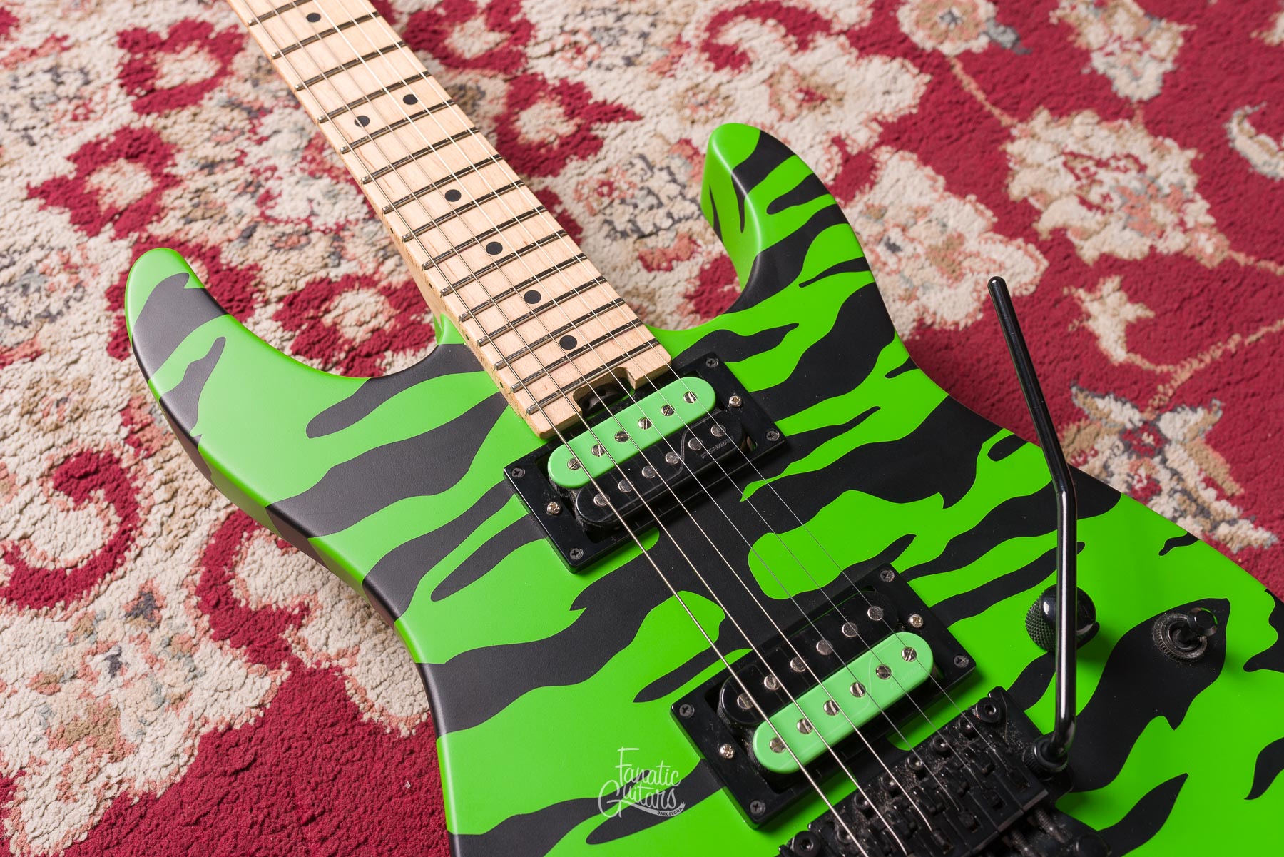 Charvel Satchel Signature Pro-Mod DK - Slime Green Bengal #MC183972 Second Hand