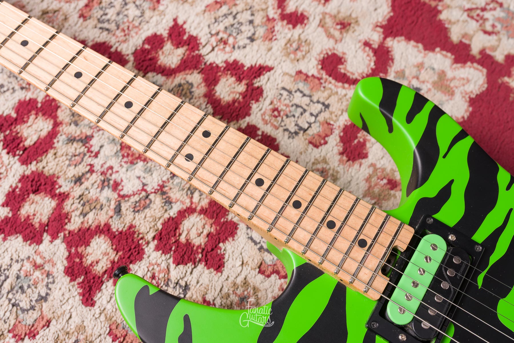 Charvel Satchel Signature Pro-Mod DK - Slime Green Bengal #MC183972 Second Hand