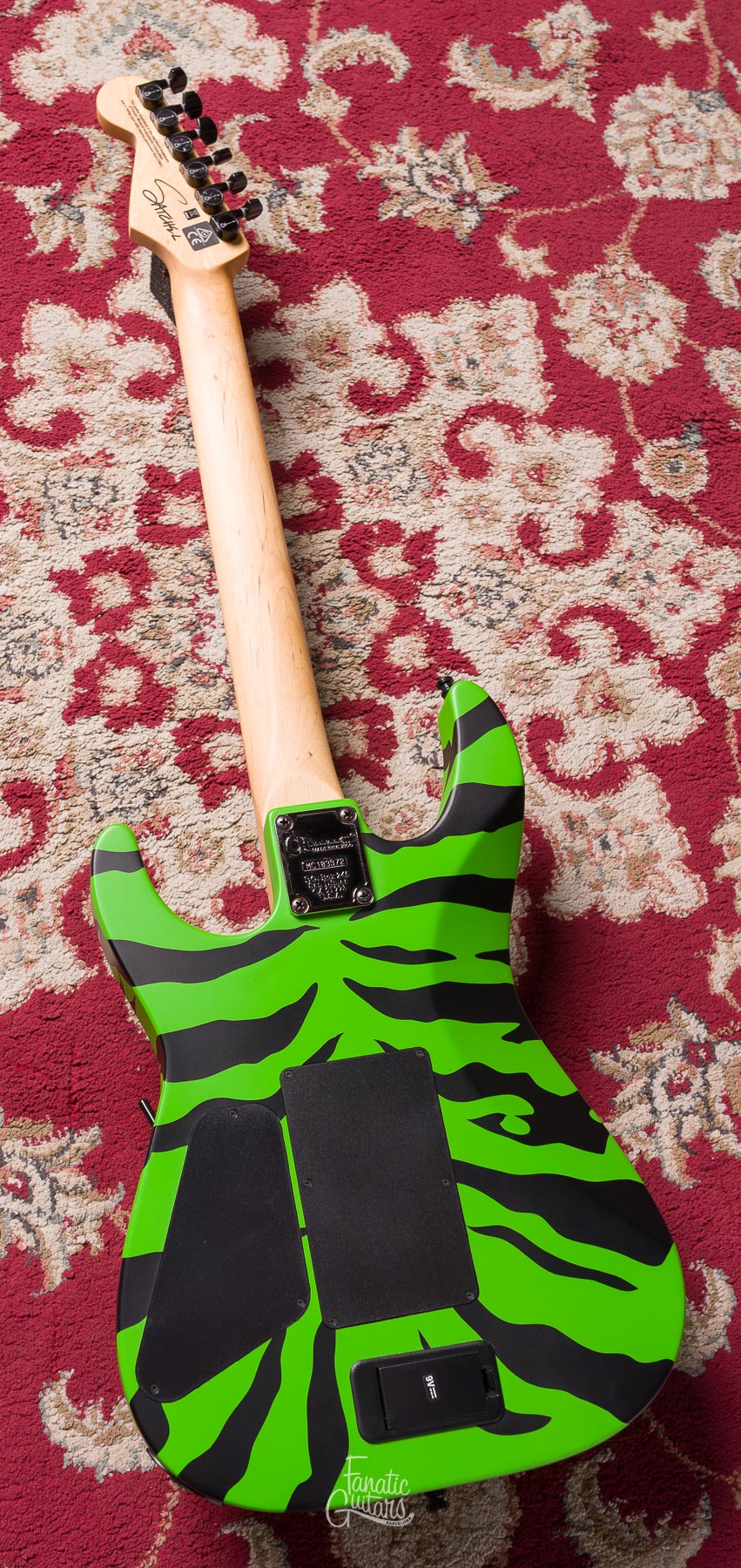 Charvel Satchel Signature Pro-Mod DK - Slime Green Bengal #MC183972 Second Hand