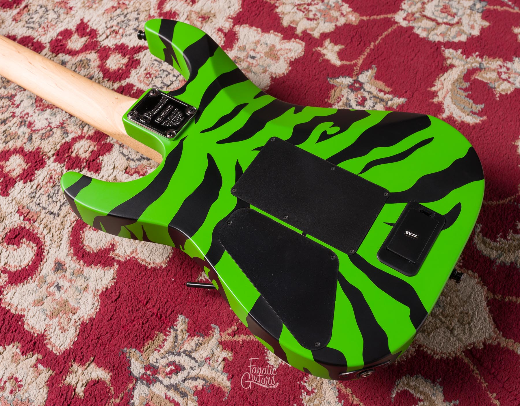 Charvel Satchel Signature Pro-Mod DK - Slime Green Bengal #MC183972 Second Hand