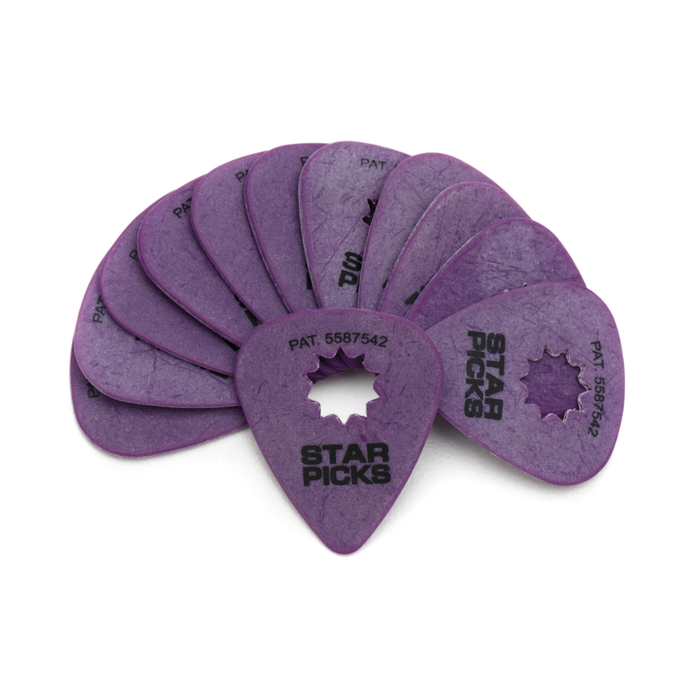 Cleartone Cleartone Star Picks Pack - Purple 1.14mm (12 unidades)