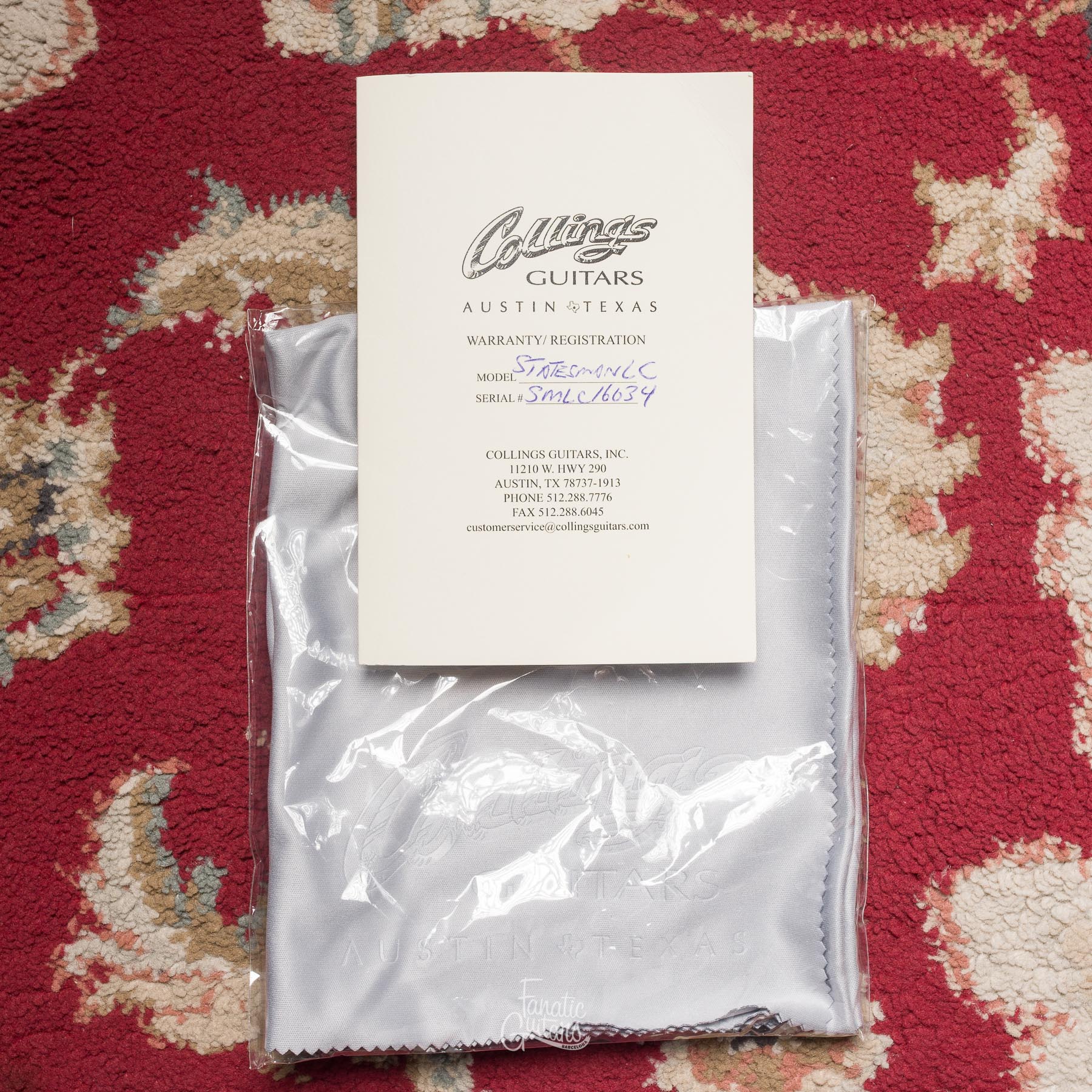 Collings Statesman LC - Goldtop #16034 Segunda Mano