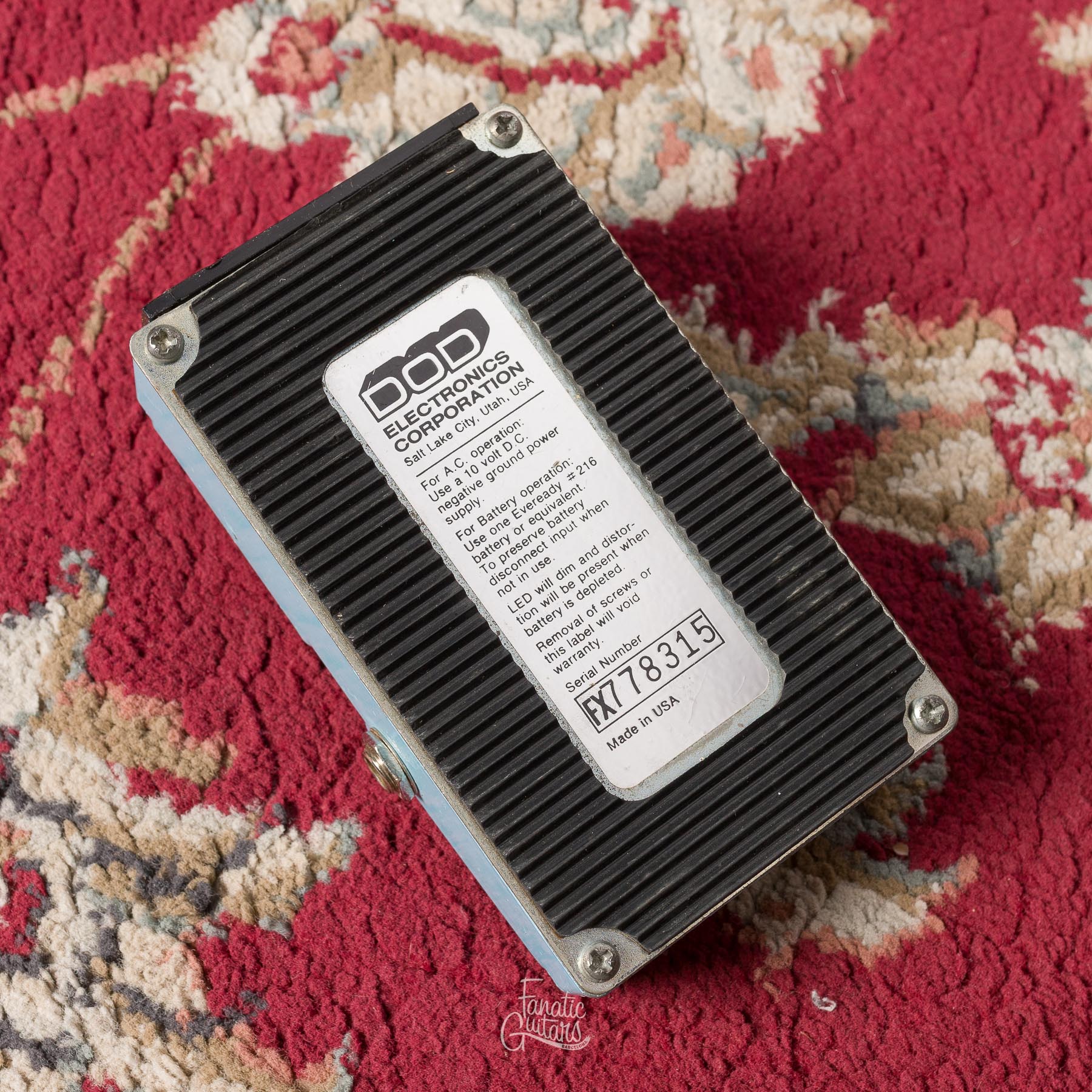 DOD Pedals FX 60 Stereo Chorus #FX778315 Segunda Mano