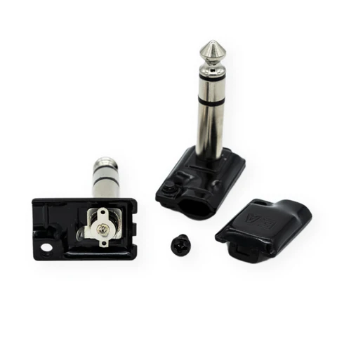 Evidence Audio ESP Plug: Right Angle, Black, TRS, Dual Mono