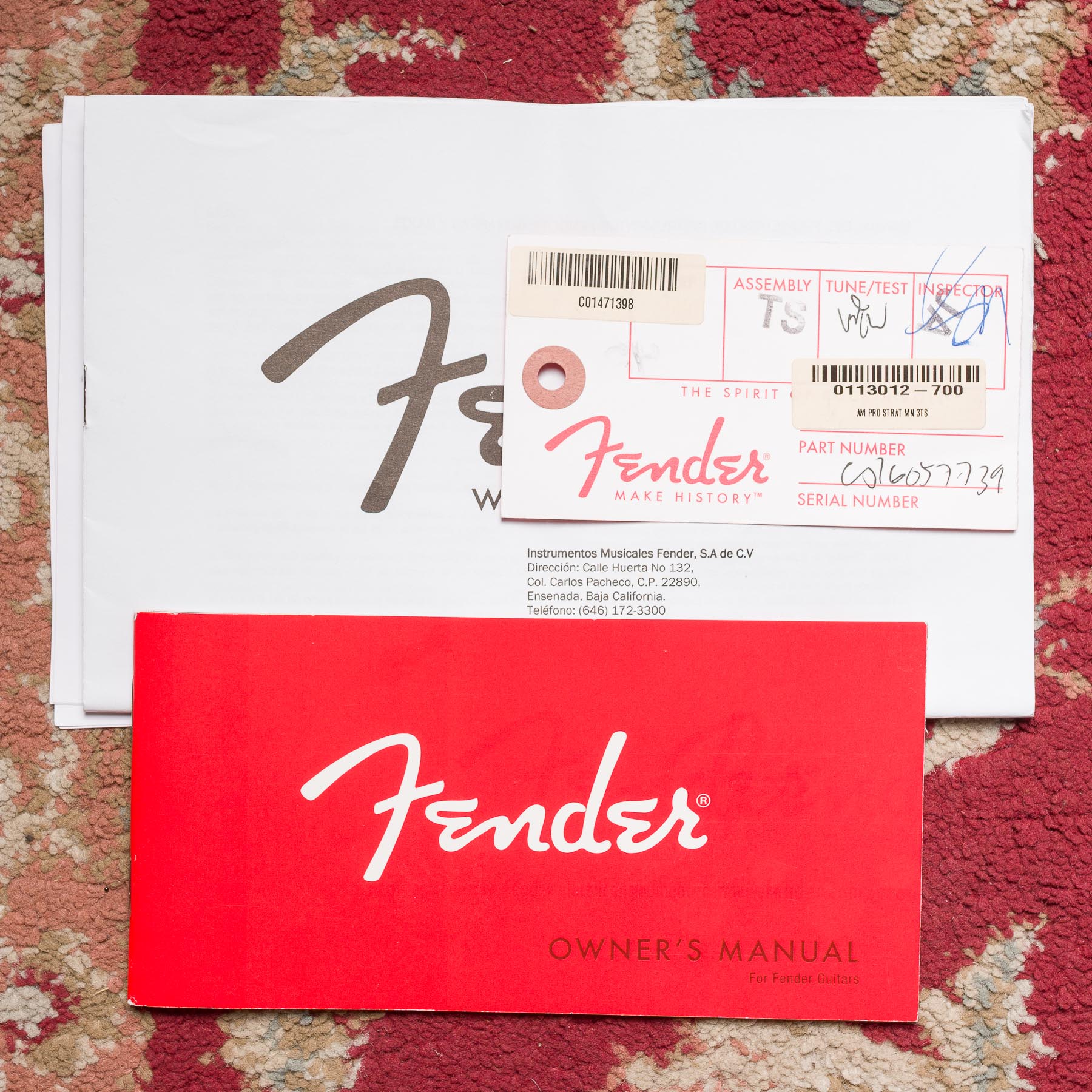 Fender American Professional Stratocaster - 3-Color Sunburst #US16057739 Segunda Mano