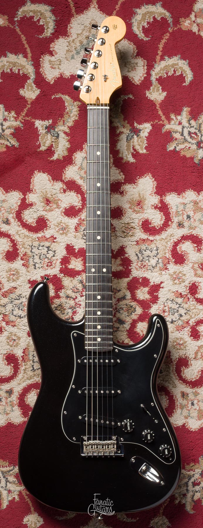 Fender American Standard Blackout Stratocaster - Mystic Black #US14104650 Segunda Mano