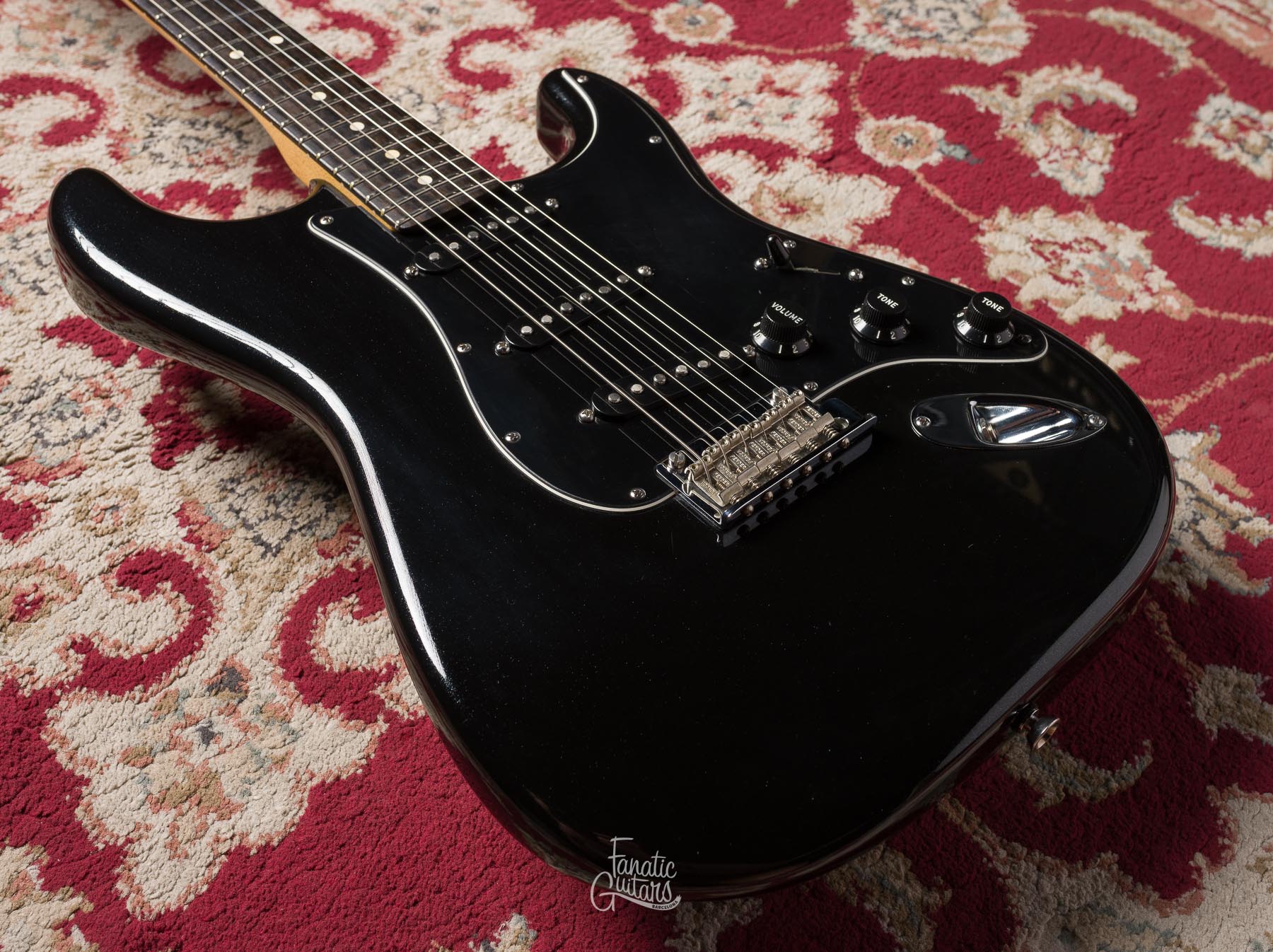 Fender American Standard Blackout Stratocaster - Mystic Black #US14104650 Segunda Mano