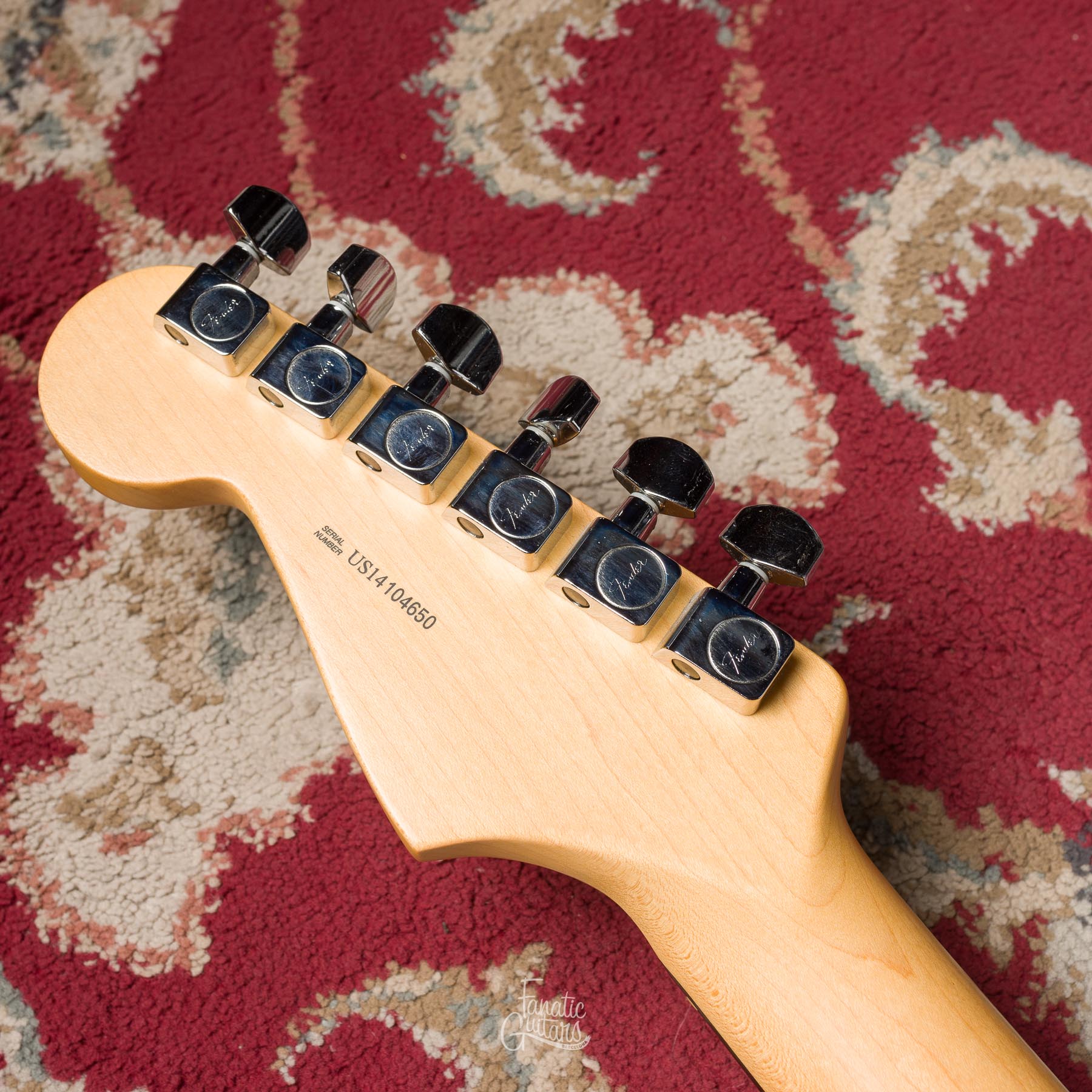 Fender American Standard Blackout Stratocaster - Mystic Black #US14104650 Segunda Mano