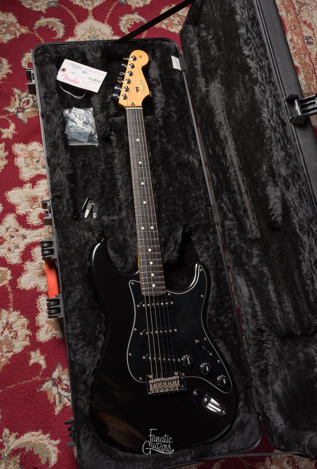 Fender American Standard Blackout Stratocaster - Mystic Black #US14104650 Segunda Mano