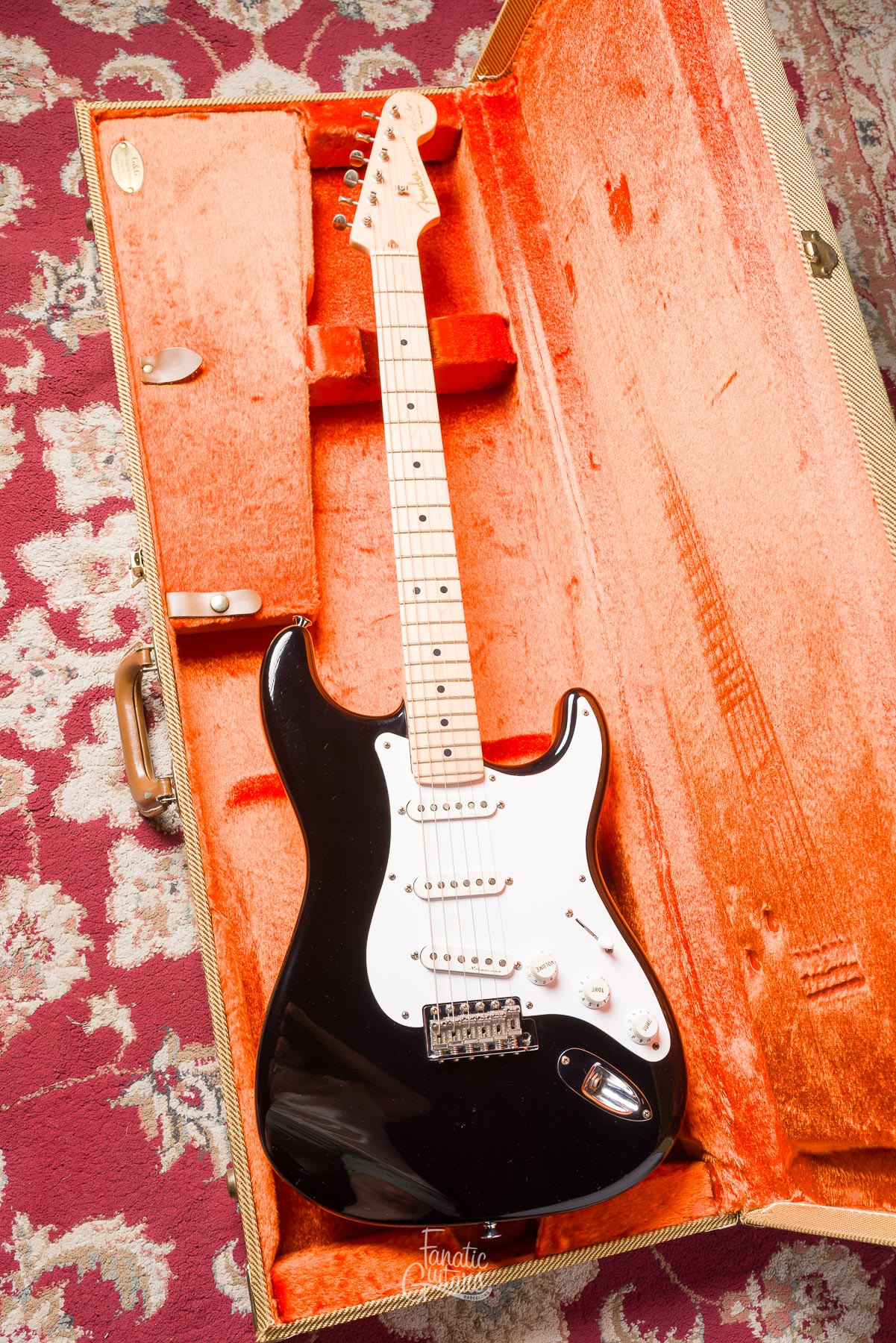 Fender Eric Clapton Stratocaster "Blackie" - Black #US10211880 Segunda Mano